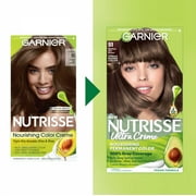 Garnier Hair Color Nutrisse Nourishing Creme, 51 Medium Ash Brown (Cool Tea), 2 Count
