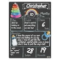 thumbnail image 2 of Cohas Basic Design Baby Milestone Chalkboard, 9 by 12 inches, No Marker, 2 of 8