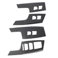 thumbnail image 3 of Window Lift Switch Decal, Interior Decoration ABS Door Window Switch Trim Carbon Fiber Style Antiscratch  For Left Hand Drive Vehicles, 3 of 8