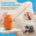 thumbnail image 2 of Cat Toy, Automatic Cat Laser Pointer Toy, Non-Handheld Rechargeable Interactive Cat Laser Toys for Indoor Cats with Timer & Speed Modes, Ideal for Cats Dogs Training and Exercise, 2 of 6