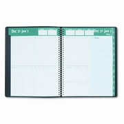 Angle View: House Of Doolittle 29602 Express Track Weekly/Monthly Appointment Book 8-1/2 x 11 Black