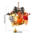 thumbnail image 3 of Farmhouse Halloween Decor - Rustic Scarecrow Bat Wreath for Porch & Party Decorating 2025, 3 of 6
