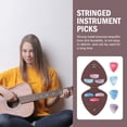 thumbnail image 4 of MasteelfCA 1 Set Guitar Plastic Picks with Storage Bag Practical Guitar Plectrums Guitar Supplies, 4 of 8