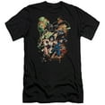thumbnail image 1 of Jla - Battle Ready - Premium Slim Fit Short Sleeve Shirt - Medium, 1 of 2