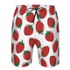 thumbnail image 3 of Fotbe Hand Drawn Strawberry Trajes de Baño Estampados para Hombre, Shorts de Verano de Secado Rápido, Ropa de Playa, Bañadores-Small, 3 of 6