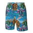 thumbnail image 5 of Naloa Little Sea Turtles Men's Beach Shorts, Surfing shorts, Swim trunks, Quick Dry Swim Trunks for Surfing Beach Fun - Small, 5 of 9