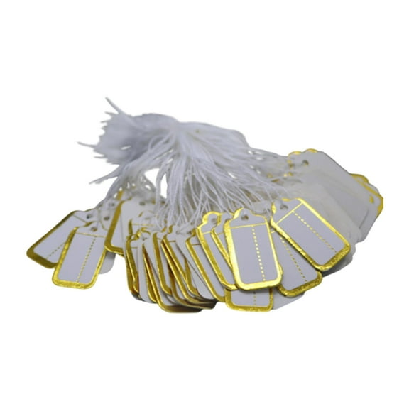 100Pcs Price Tags with String Attached Clothing Display Tags for Party Favor