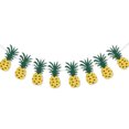 thumbnail image 2 of Toddmomy 1Set Pineapple Shaped Yellow Linen Cloth Banner for Baby Shower Party Home Decoration 17x13x0.1in 15x8cm 2m, 2 of 8