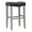 Antique Gray/Black, variant on 29" Inch Upholstered Backless Saddle Seat Counter Stool, Antique Gray/Gray