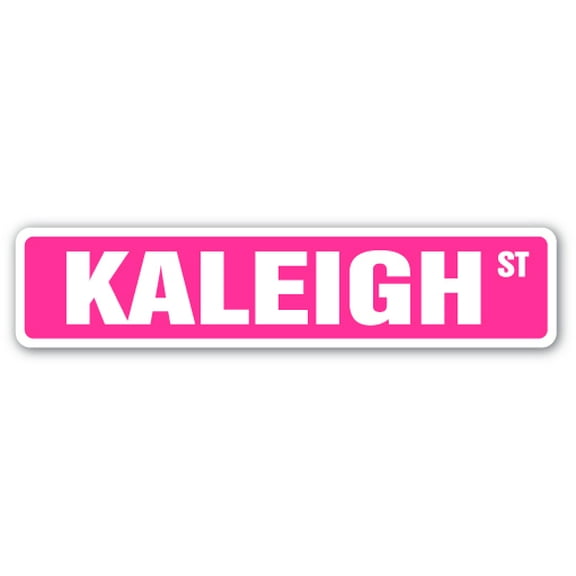 Kaleigh Street [3 Pack] of Vinyl Decal Stickers |for Laptop Car
