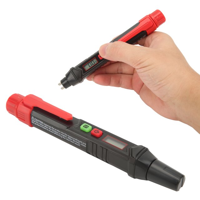 Brake Fluid Liquid Tester, Easy Brake Oil Detector ABS Shell High Accuracy Lightweight 0%-4% for Hydraulic System