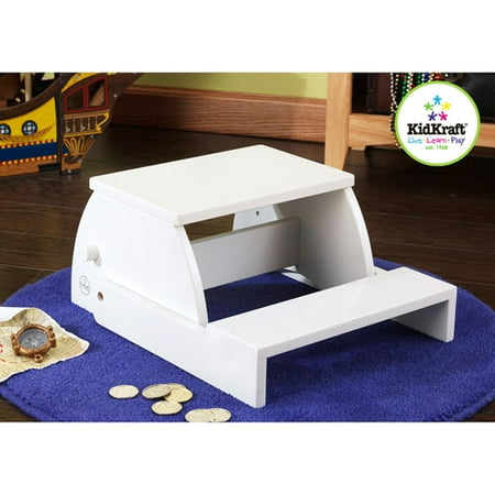KidKraft - Large Flip Stool, White