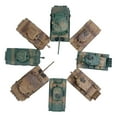 thumbnail image 3 of 8Pcs 4D 1:72 Ensamblar kits de tanques Colecciones Hobby Building Table Model Puzzle Army Battle Tank para juguetes Escritorio Navidad, 3 of 9