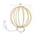 thumbnail image 4 of FLhrweasw Rejilla Acero Inoxidable Pet Hay Pesebre Food Ball Rabbit Grass Rack (Amarillo), 4 of 6