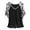 C461 Black, variant on Gbsyewxs Shirts For Women Crew Neck Flared Sleeve Leopard Print Loose Summer Womens T Shirt Black