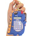 thumbnail image 3 of Frogued Calculator Keychain Multifunctional Bead Maze 8 Digits Operation Portable Gift Dinosaur Car Key Ring Pendant Backpack Ornament (Blue), 3 of 13