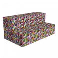 thumbnail image 1 of Colorful Foldable Mattress, Floral Vivid Daisies, 78.7" x 47.2", Multicolor, by Ambesonne, 1 of 6