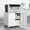 white, variant on Metal Printer Stand with File Storage Cabinet, Printer Cabinet File Cabinet On Wheels with Door and Adjustable Shelf, Printer Table Stand for Home Office