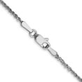 thumbnail image 3 of 14K White Gold Ropa Chain Necklace 20 inch 1.7 mm with Lobster Clasp, 3 of 4