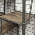 thumbnail image 4 of 24/7 Shop at Home Alvin Industrial 8-Shelf Metal Bookcase in Sand Black, 4 of 4