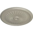 thumbnail image 3 of 36"OD x 1 1/2"P Juniper Ceiling Medallion (Fits Canopies up to 7"), Hand-Painted Pearl White, 3 of 5