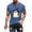 Blue, variant on Mens Shirts Halloween Ghost Pumpkin T-shirt Short Sleeved Printed Round Neck Blouses White M T-shirts for Men