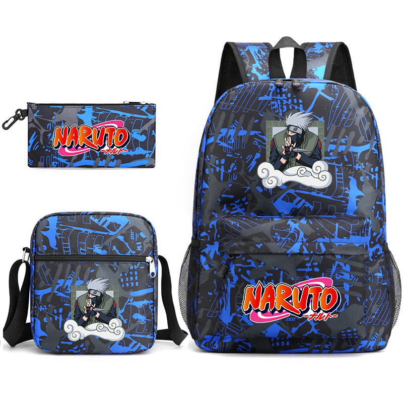 cute blue stitch 15" kids unisex backpack shoulder bag backpacks anime fashion 