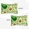 thumbnail image 4 of Balery Avocado Green Striped Bedding Queen Pillow Cases - Envelope Closure - Soft Brushed Microfiber Fabric - Shrinkage and Fade Resistant Pillow Cases-16"x24", 4 of 9