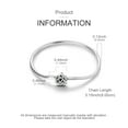 thumbnail image 3 of MULA European 925 Sterling Silver CZ Heart Clasp Snake Bracelet for Charms Women Jewelry, 3 of 6