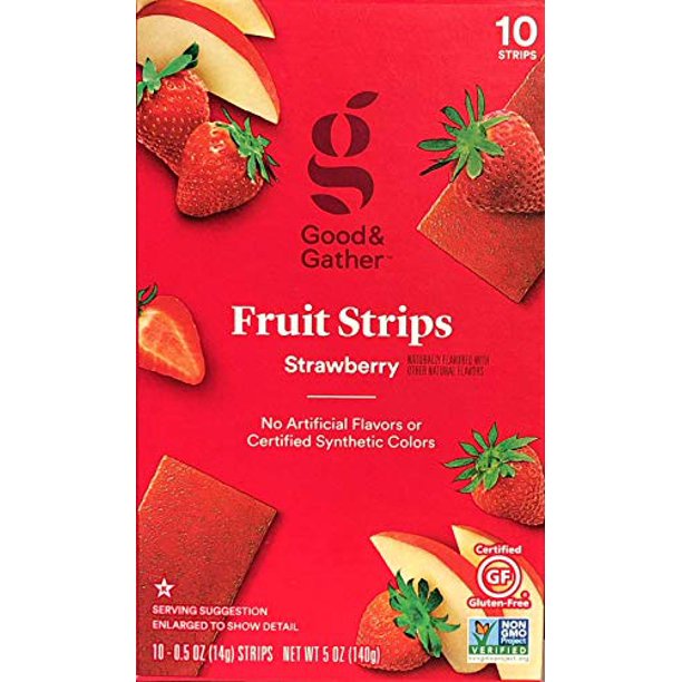 Fruit Strips Fruit Leathers Healthy Snack Made with Real Fruit and Veggie Puree Concentrate Good