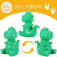 thumbnail image 2 of Monedero irrompible con diseño de dinosaurio H&W de Money Bank, color verde, 2 of 9