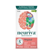 Neuriva Original Brain Health Supplement, Support for Memory and Focus, 30 count Capsules