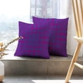 thumbnail image 6 of LALILO Throw Pillow Covers Zig Zag Plaid Retro Zig Zag Purple Cushion Cover 18" x 18", 1200 Pack, 6 of 6
