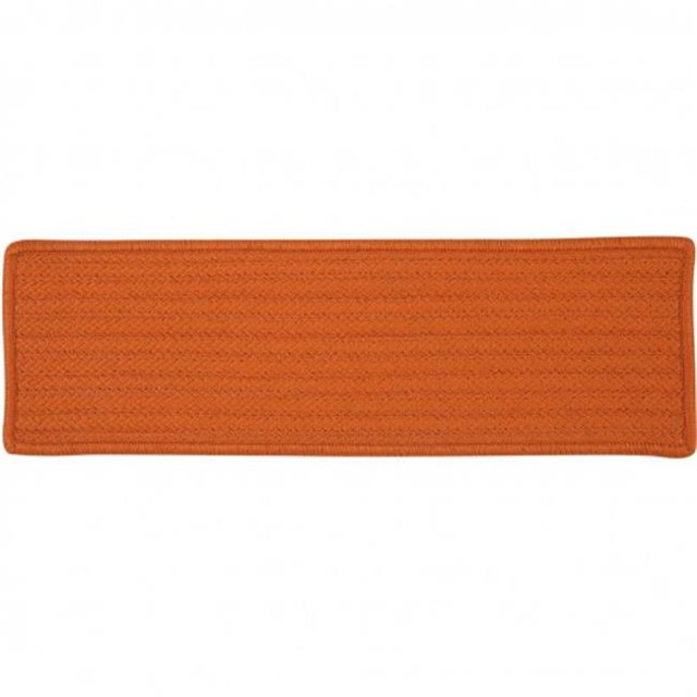 Colonial Mills H073A008X028SX Simply Home Solid - Rust Stair Tread - single Rug