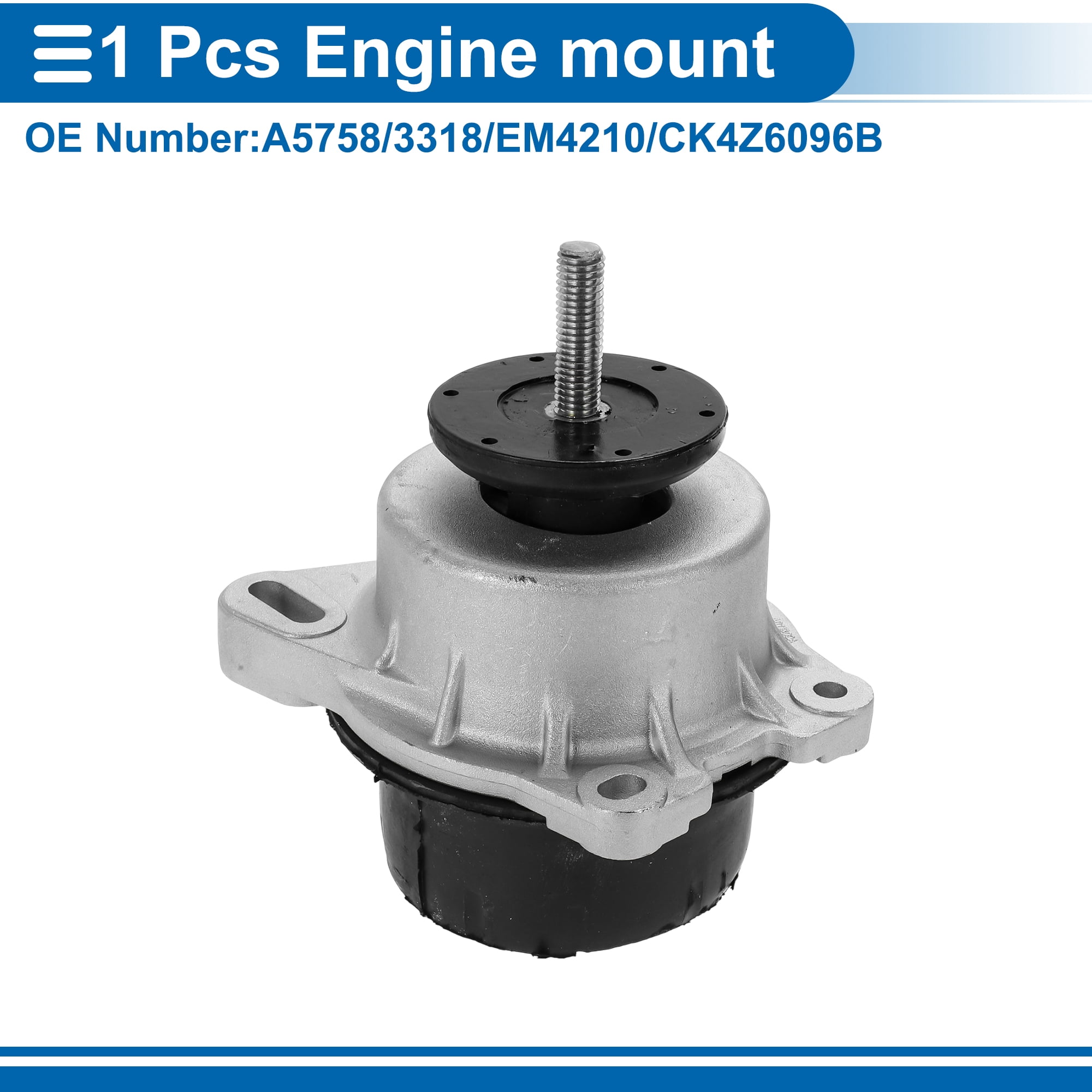 Unique Bargains 2 Pcs No.A5758/3318/EM4210/CK4Z6096B Engine Motor Mount for FORD TRANSIT 150 2015-2023 Engine Mounts Front