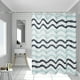 thumbnail image 5 of Cortina de Ducha de Plástico, Gruesa, Impermeable y Resistente al Moho, Cortina de Baño con Separación de Agua, 80 x 180 cm, para Baño, Dormitorio, Inodoro, 5 of 6