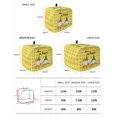 thumbnail image 2 of Yellow Bees Gnomes Toaster Cover 2 Slice, Small Kitchen Appliance Covers, Spring Floral Plaid Farmhouse Toaster Oven Cover with Loop, Bread Machine Cover Polyester Dust Cover Protection, 2 of 4
