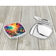 thumbnail image 3 of Colorful Begonias Compact Mirror 2.75 in x 3 in, 3 of 4