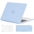 thumbnail image 1 of Compatible avec Nouveau MacBook Air 13.6 Pouces 2022 A2681 Puce M2 avec Écran Retina, Coque Rigide Bleue, 1 of 5