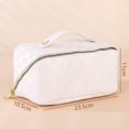 thumbnail image 1 of Bolsa de maquillaje avanzada con gran capacidad, práctica funda de almohada, bolsa de lavado de viaje de cuero Pu súper popular, bolsa de almacenamiento, 1 of 5