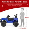 thumbnail image 5 of Best Choice Products 12V Kids Ride On Truck Car w/ Parent Remote Control, Spring Suspension, LED Lights - Blue, 5 of 8