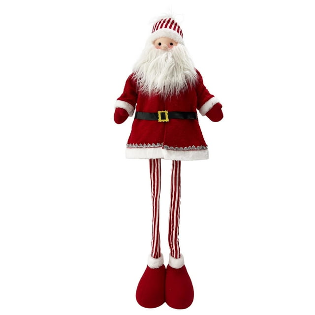 Muñeco De Navidad Santa Claus Decoración De Pie Retráctil