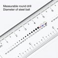 thumbnail image 5 of opvise 10Pcs Nail Ruler Dual Scale Markings Clear Printing Super Soft Flexible Nail Drill Measuring Tool Plastic Transparent Nail Art Ruler Transparent, 5 of 7