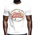thumbnail image 2 of Camisetas para hombre con copos de nieve navideños, camisetas casuales de manga corta para hombre, camisetas gráficas para adolescentes, niños y hombres, 2 of 8