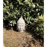 Buddha Head Statue Figurine Buddhism Meditation Home Decoration 12.2 Inch New