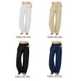 thumbnail image 4 of Sonducket Manténgase a la moda y cómodo con estos pantalones sueltos para mujer Tiempo libre Pantalones casuales para mujer diario Negro M Type3 NO3, 4 of 6