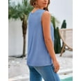 thumbnail image 3 of FreshPretty Women's Sleeveless Sweater Vest Summer Crew Neck Ribbed Knit Lightweight Pullover Casual Loose Fit Tank Tops, 3 of 8
