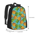 thumbnail image 3 of Daiia Pineapple Backpack for Men and Women -Durable Backpack Large Capacity, Water-Resistant Bag with Adjustable Straps and Laptop Compartment, 3 of 9