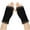 Black, variant on SHTXOZHI Fleece Lined Arm Warmers for Women Fingerless Knitted Gloves Winter Mittens with Thumb Hole