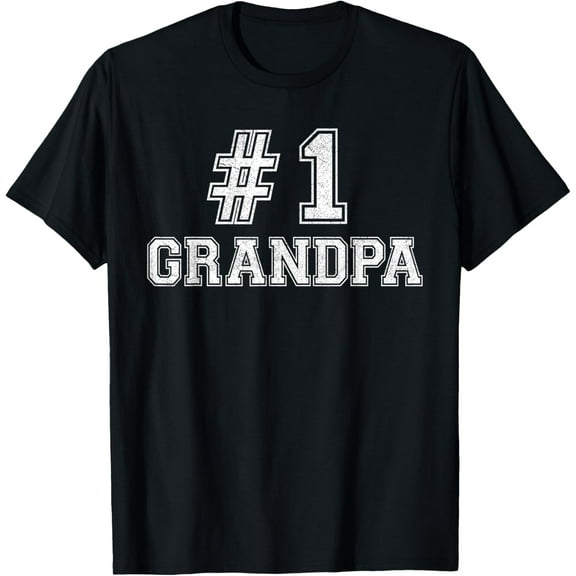 Best Grandpa For Men Number One Grandpa T-Shirt